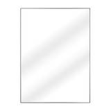 Fine Fixtures Rectangular 22 Inch X 30 Inch Mirror with Sharp Corners - Matte Black - MRS2230BL