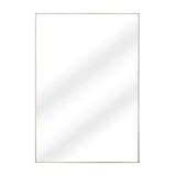Fine Fixtures Rectangular Mirror 18 Inch X 26 Inch - Sharp Corners - Satin Brass - MRS1826SB