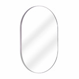 Fine Fixtures MRO2028SN Rectangular 20 Inch X 28 Inch Mirror in Oval Shape - Satin Nickel