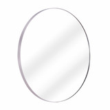 Fine Fixtures MRD2424SN Round 24 Inch X 24 Inch Mirror - Satin  Nickel