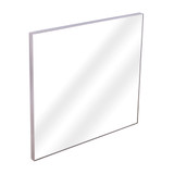 Fine Fixtures Rectangular 24 Inch X 24 Inch Mirror with Sharp Corners - Satin Nickel - MRS2424SN