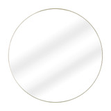 Fine Fixtures Round 24 Inch X 24 Inch Mirror - Satin Brass - MRD2424SB