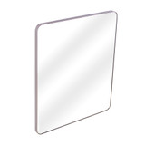 Fine Fixtures Rectangular 24 Inch X 30 Inch Mirror with Round Corners - Satin Nickel - MRR2430SN