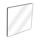 Fine Fixtures Rectangular 30 Inch X 30 Inch Mirror with Round Corners - Matte Black - MRR3030BL