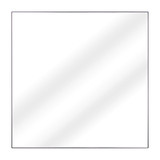 Fine Fixtures Rectangular 30 Inch X 30 Inch Mirror with Sharp Corners - Matte Black - MRS3030BL