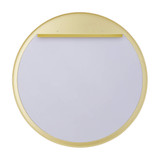 Fine Fixtures Round Mirror 30 Inch X 30 Inch - Satin Brass - MRD3030SB