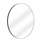 Fine Fixtures Round Mirror 36 Inch X 36 Inch - Matte Black - MRD3636BL Fine Fixtures Round Mirror 36 Inch X 36 Inch - Matte Black - MRD3636BL