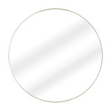 Fine Fixtures Round Mirror 36 Inch X 36 Inch - Satin Brass - MRD3636SB