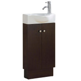 Fine Fixtures Glenwood Small Vanity - 18 Wide X 10 Deep - Wenge