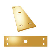 Fine Fixtures Dakota Vanity Hardware - 30 Inch Wide - Satin Brass