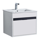 Fine Fixtures OPAL20WH Alpine Vanity Cabinet  20 Inch Wide -  White With Sink