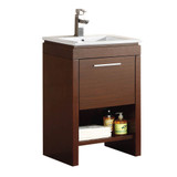 Fine Fixtures MO24WE Modena Collection Vanity Cabinet 24 Inch  X 32 Inch - Wenge