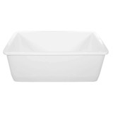 Fine Fixtures 32 Inch x 20 Inch Fireclay Kitchen Undermount Sink - White - FC2818UW