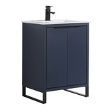 Fine Fixtures Opulence Vanity Cabinet 24 Inch Wide - Navy Blue