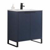 Fine Fixtures OL30NB Opulence Vanity Cabinet 30 Inch Wide -  Navy Blue