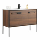 Fine Fixtures Oakville Vanity Cabinet 48" Wide - Walnut Ebony