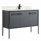 Fine Fixtures Oakville Vanity Cabinet 48" Wide - Onix Grey