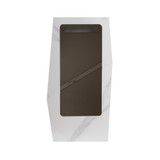 Fine Fixtures Canyon Pedestal Sink 15" Wide White Carrara Sintered Stone - CN15WC