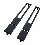 Fine Fixtures Oakville Handle For 72" Wide Vanity -Black - OKHA3BL