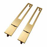 Fine Fixtures Oakville Handle For 72" Wide Vanity -Satin Brass - OKHA3SB