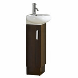 Fine Fixtures Milan Corner Vanity 14" X 15" - Wenge