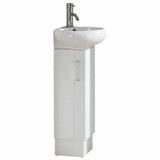 Fine Fixtures Milan Corner Vanity 14" X 15" - White