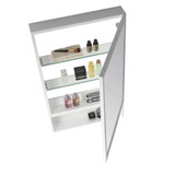 Fine Fixtures Dakota Open Shelf storage Space - 21 Inch Wide - Matte White