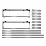 Fine Fixtures Opulence Vanity Cabinet Legs & Hardware - 48" Wide - Polished Chrome - OLH48PC
