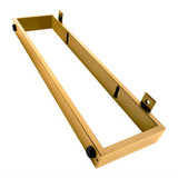 Fine Fixtures Opulence Vanity Cabinet Legs & Hardware - 48" Wide - Satin Brass - OLH48SB