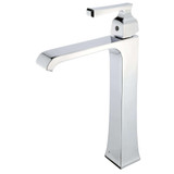 Fine Fixtures Arched Square Single Handle Vessel Faucet - Single Hole - Polished Chrome - FAV5PC