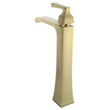 Fine Fixtures Arched Square Single Handle Vessel Faucet - Single Hole - Satin Brass - FAV5SB