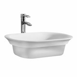 Fine Fixtures  MV2216TE Thin Edge Modern Vessel Sink With Rectangular Rounded Edge 22 Inch X 16 Inch