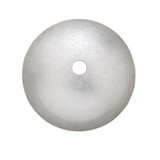 Fine Fixtures Modern Round Glass Vessel Sink - Silvery 16 Inch X 16 Inch - MV1616SV