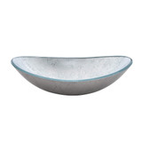 Fine Fixtures Modern Oval Glass Vessel Sink - Silvery - 20 Inch X 13 Inch - MV2013SV