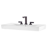 Fine Fixtures Concordia China Sink - 35 Inch X 19 Inch - 8 Inch Spread - White - CT3519W8