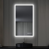 Blossom Beta 21" Wide x 36" High LED Mirror With Frosted Sides - LED M2 2136