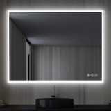 Blossom Beta 48" Wide x 36" High LED Mirror With Frosted Sides - LED M2 4836
