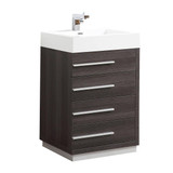 Blossom Barcelona 24" Freestanding Bathroom Vanity with Sink- Dark Oak - V8005 24 07 A