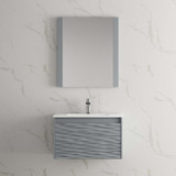 Blossom Paris 30" Floating Bathroom Vanity With Sink - Metal Grey - V8008 30 15 C