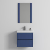 Blossom Valencia 24" Floating Bathroom Vanity With Sink - Navy Blue - V8016 24 25 C