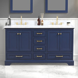 Blossom Copenhagen 60" Freestanding Bathroom Vanity With Countertop & Undermount Sink - Navy Blue - V8027 60 25 CT