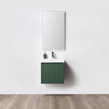 Blossom Positano 20" Floating Bathroom Vanity with Sink - Aventurine Green - V8028 20 27 A