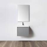 Blossom Positano 24" Floating Bathroom Vanity with Sink - Light Grey - V8028 24 15 A