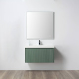 Blossom Positano 36" Floating Bathroom Vanity with Sink - Aventurine Green - V8028 36 27 A