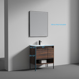 Blossom 031 30 30 C Turin 30" Freestanding Bathroom Vanity with Sink - Cali Walnut