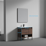 Blossom 031 36 30 C Turin 36" Freestanding Bathroom Vanity with Sink - Cali Walnut