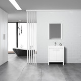 Blossom Milan 30" Freestanding Bathroom Vanity With Sink - Glossy White - V8014 30 01 C
