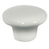 Laurey 02942 1 1/4" Porcelain Knob - White