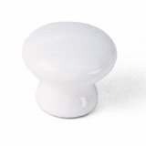 Laurey 01642 1 3/8" Porcelain Knob - White