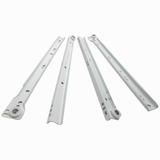Laurey White Bottom Mount Euro Slide - Drawer Slide 14" - Pair - 10514